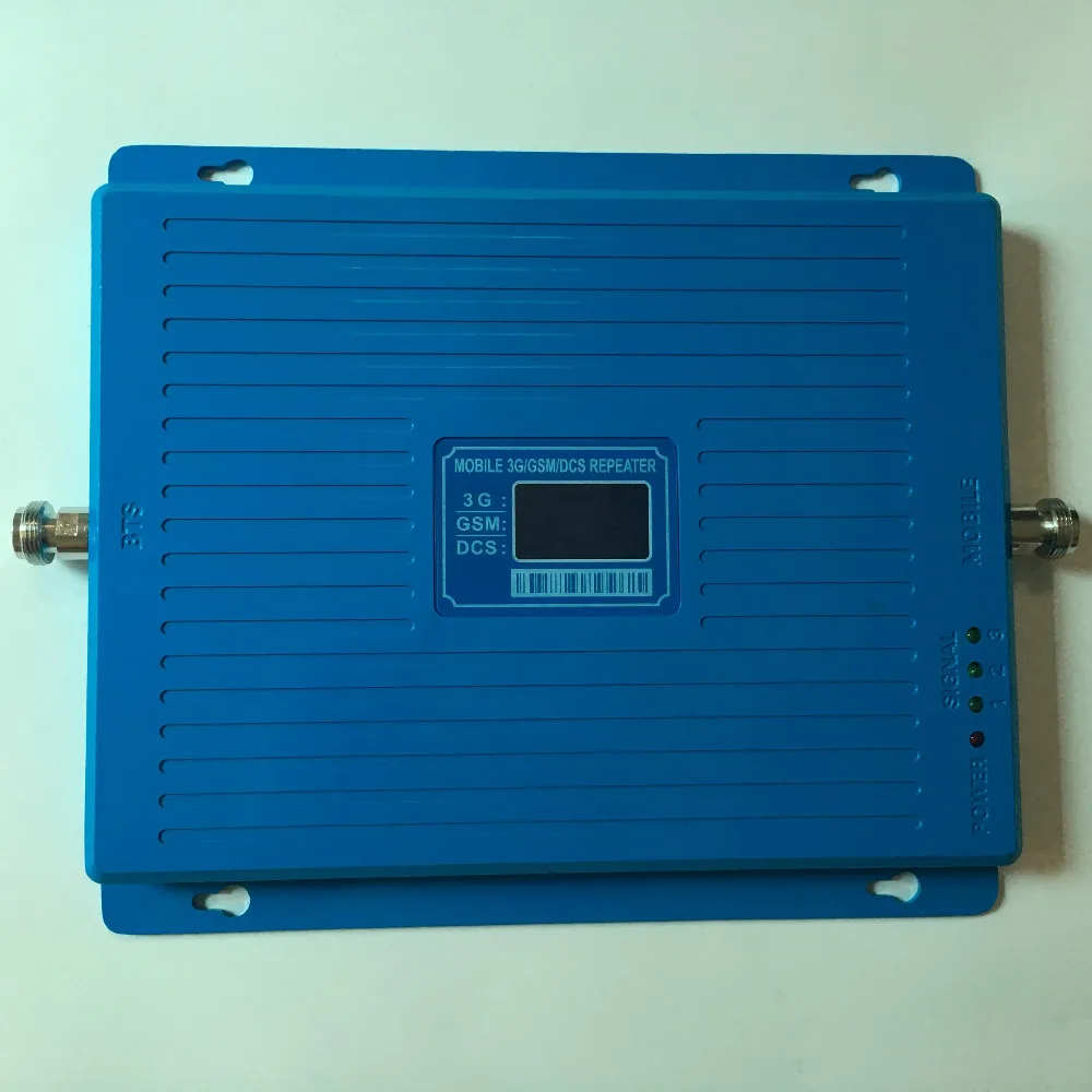 ثلاثي الموجات مكرر repetidor ثلاثي الموجات 2 جرام 3 جرام 4 جرام lte 900 1800 2100 ميجا هرتز gsm dcs wcdma موبايل celular الهاتف إشارة معززة amplifier