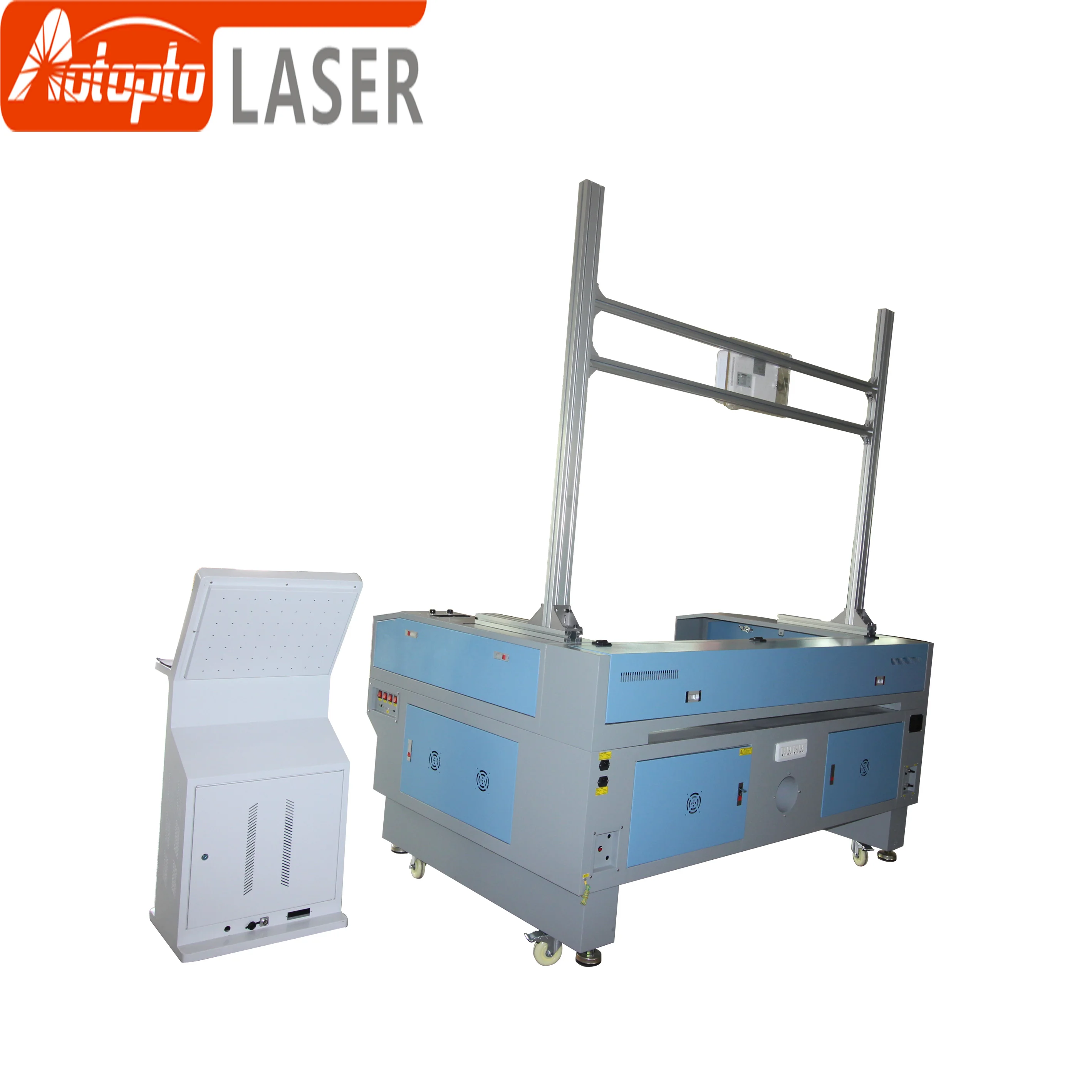 Projector positioning Co2 laser cutting&engraving machine double heads