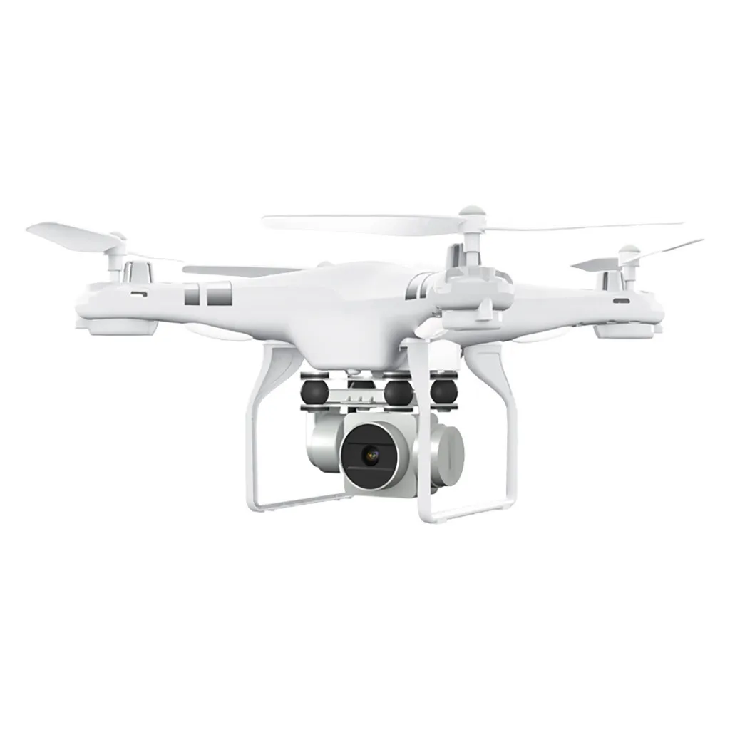 White X52 Дрон Регулируемый широкоугольный 1080p 5MP HD камера Безголовый WiFi FPV Live RC вертолет Квадрокоптер Дроны с камерой HD - Цвет: White