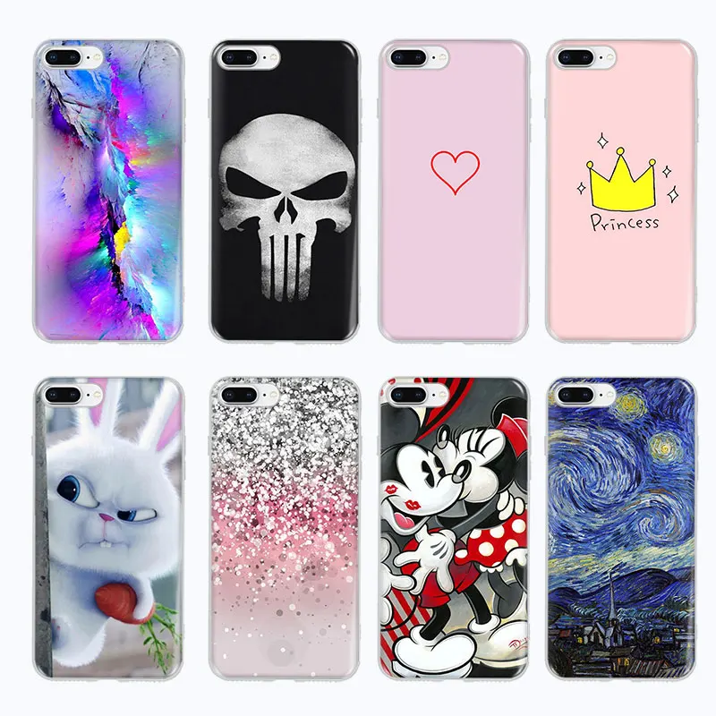 

Soft Silicone Cover For iPhone X XR XS Max 7 8 Back Cover For iPhone XSMax 6 6s 7 8 Plus Painted TPU Phone Protective Fundas