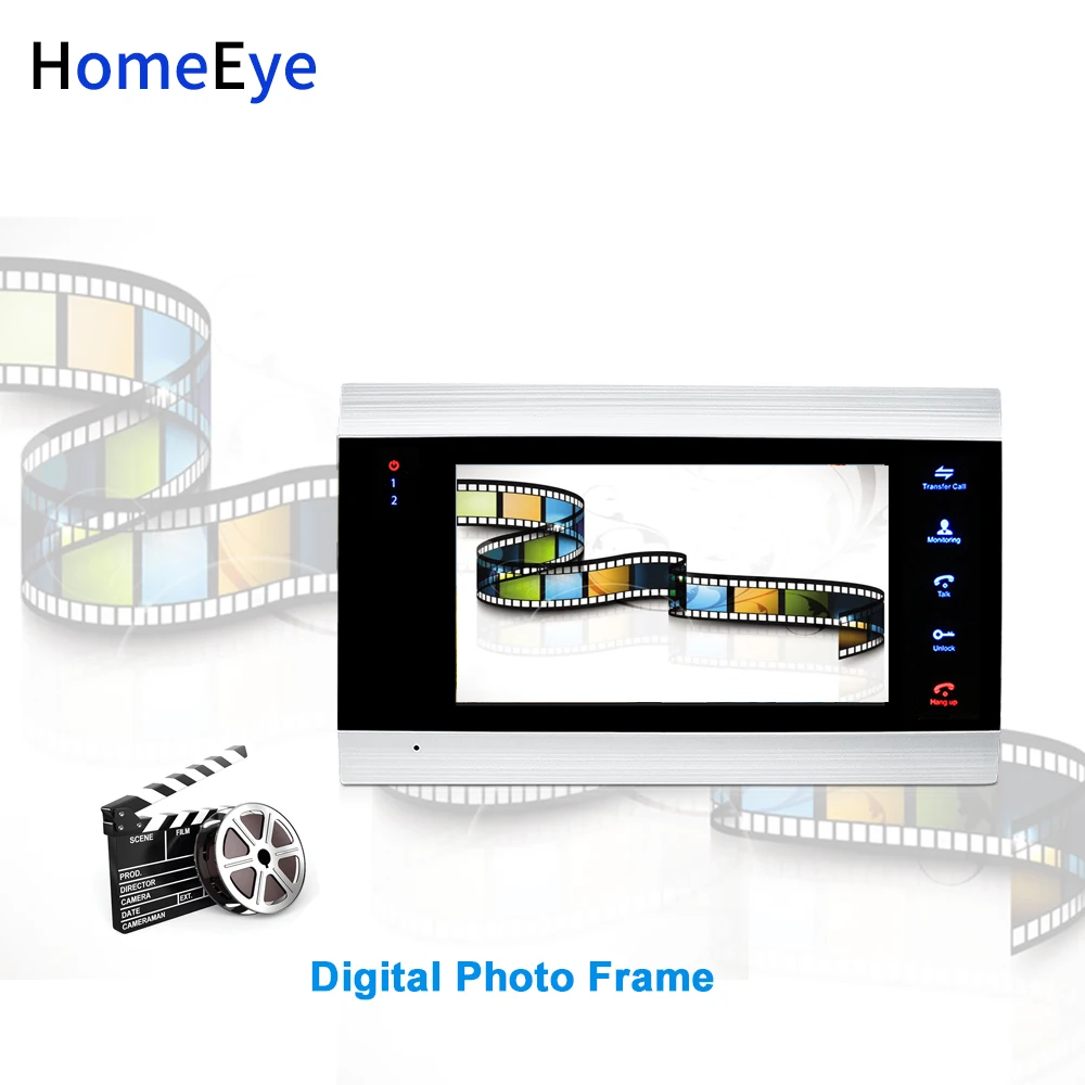 HomeEye 720P AHD Video Door Phone Video Intercom Home Access Control System Waterproof Motion Detection OSD Menu Touch Button