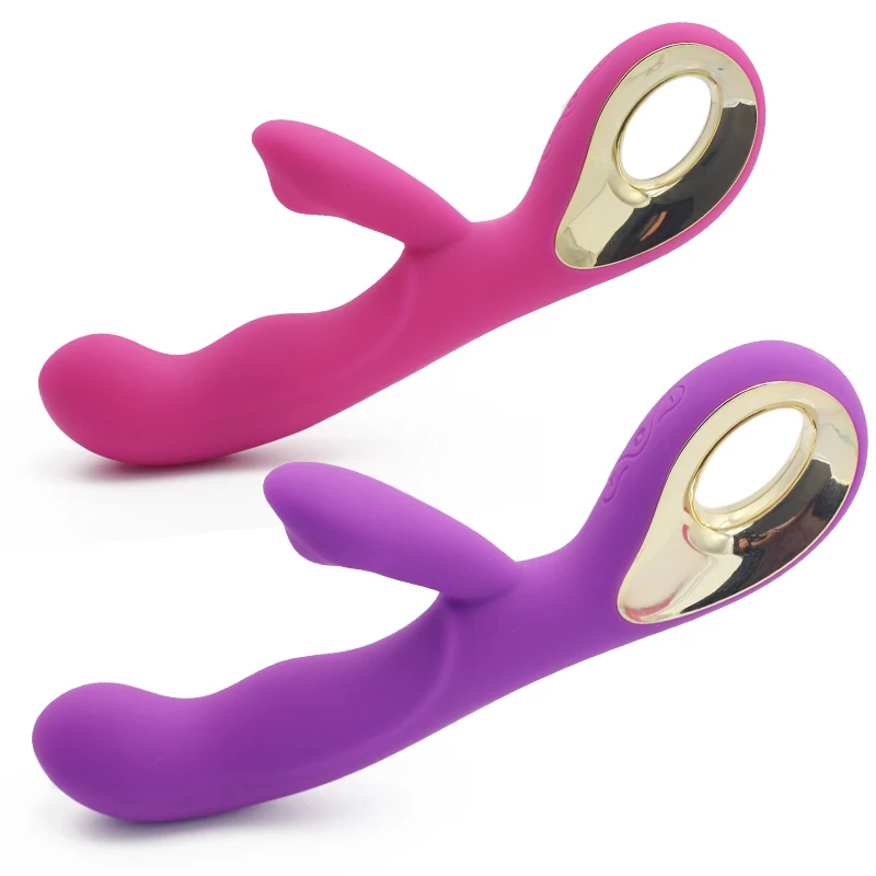 Vibrators Sex Toys For Woman Silicone Usb G Spot Vibrating Wand Machine Dual Vibration -8877