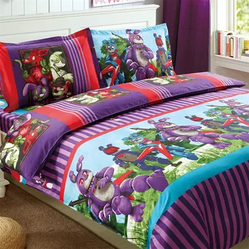 

Pirate Fox Bedding Set Kids Cartoon Game Role Duvet Cover Set Small Animals Bedding Twin Queen King Flat Sheet Pillowcase