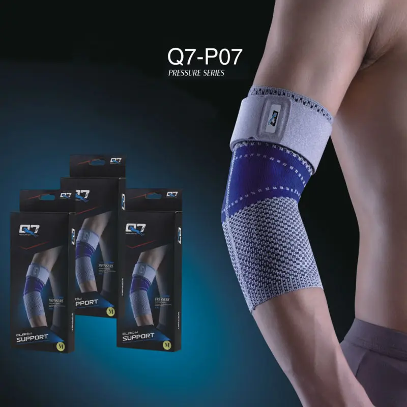 Q7 brand elbow pads support sports safety high elastic rubber