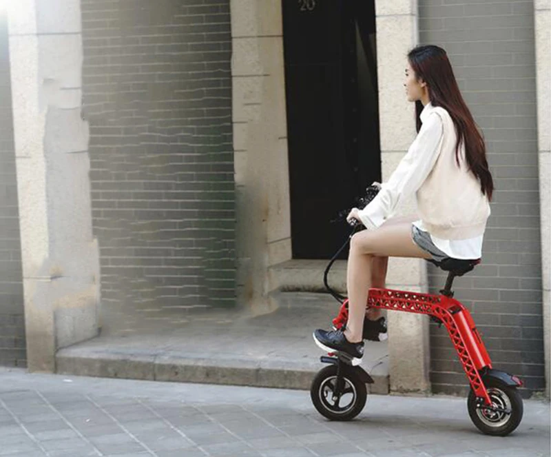 Discount Foldable Electric Bike 36V 250w 8.8AH 32km 10inch Lithium Battery Bicycle  Aluminium alloy  Ebike 7