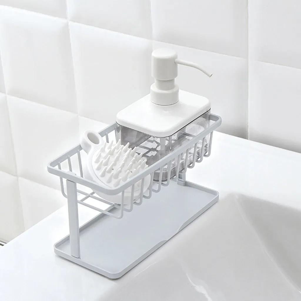 Corner Organizer Iron No Drill Vacuum Suction Shower Basket Shelf Caddy