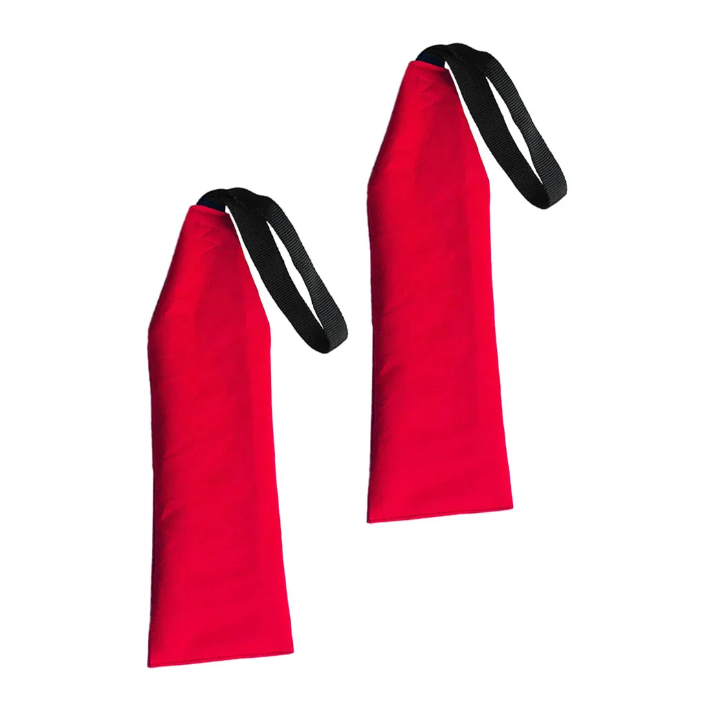 2Pcs Kayak Safety Red Flag Mount Kit Travel Flag Canoe Kayak Long Load SUP Towing Warning Flag with Webbing Kayak Accessories