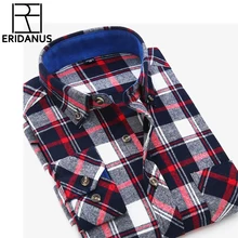 Осенняя мужская рубашка модная клетчатая приталенная одежда с длинным рукавом на пуговицах брендовая зимняя мужская рубашка s Social X094