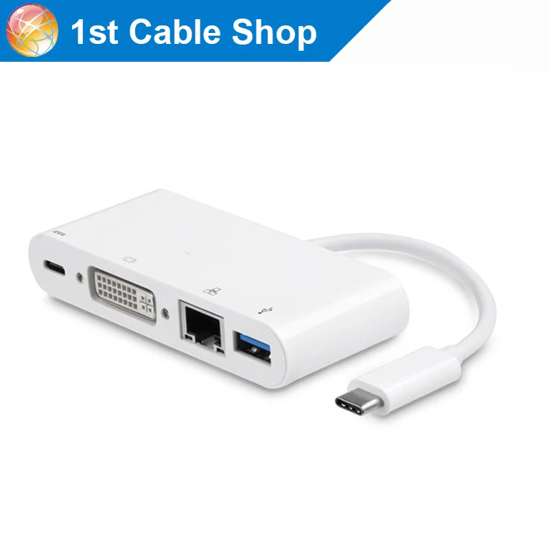 

HDmatters USB-C to DVI converter cable for new apple macbook&macbook pro
