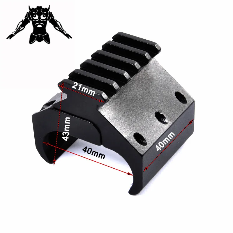 Tactical Flashlight & Laser Barrel Mount For Pistol, Shotgun, Rifle Hunting Scope