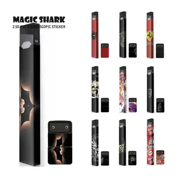 

Magic Shark Skull V-Vendetta Batman Sticker for Juul Stereo Film Electronic Cigarette Sticker Skin for Juul Case