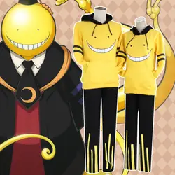 Убийство классе korosensei костюмы японских аниме униформы кофты полный набор Косплей Осень свитер с капюшоном