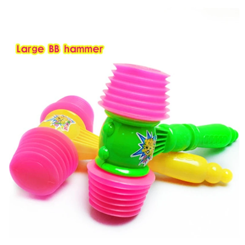 1pc Reinforced Handle Hammer Noisy Whistle Toys Training Toddler Baby