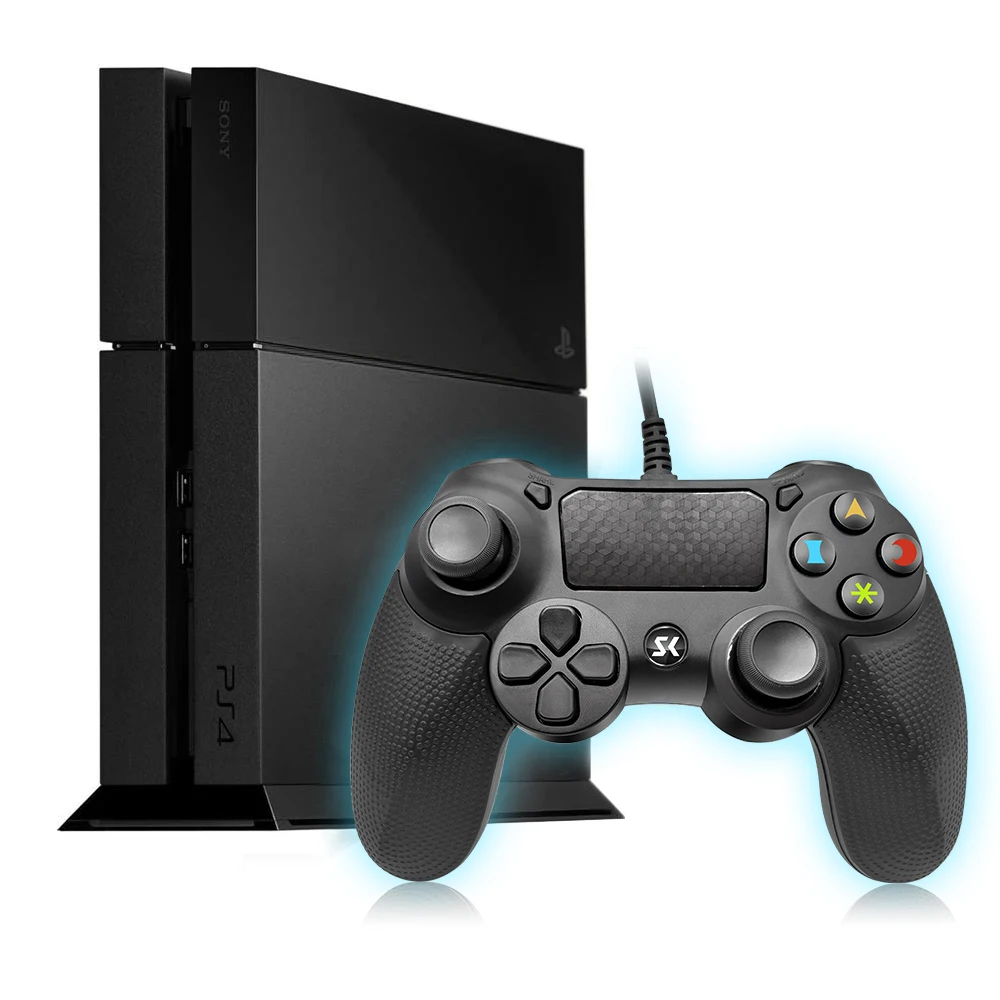 K ISHAKO для sony Playstation 4 проводной игровой контроллер для PS4 Pro Вибрационный джойстик для DualShock 4 джойстики USB