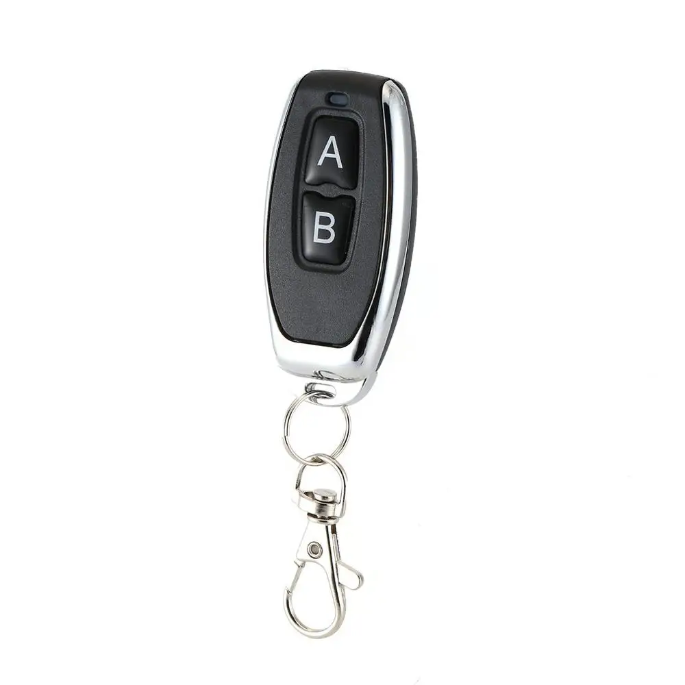 

Universal Remote Control Metal 2 Key Learning Code Fixed Code Ev1527 Car Remote Control 433.92mhz
