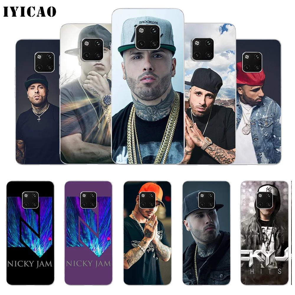 IYICAO Nicky jam Мягкий силиконовый чехол для телефона Huawei Mate 10 20 Lite Pro Nova 2 2i 3 3i 4 TPU |