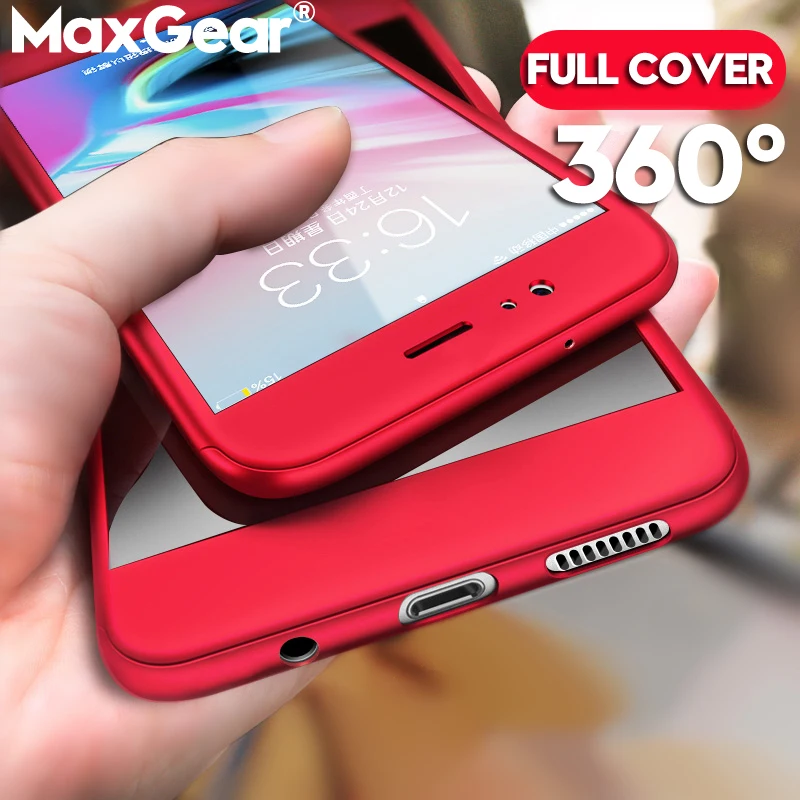 

360 Degree Protective Case For Huawei Honor 7 8 9 9i Lite 10 For Huawei Honor 5X 6X 7X 8X V9 V10 Cases Full Cover Tempered Glass