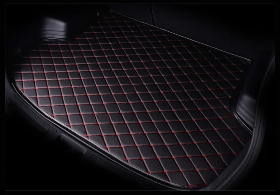 

For Ssangyong Kyron 2006-2011 Car Trunk Mats Cargo Liner Mats Embroidery Soft Leather Mats.Free shipping
