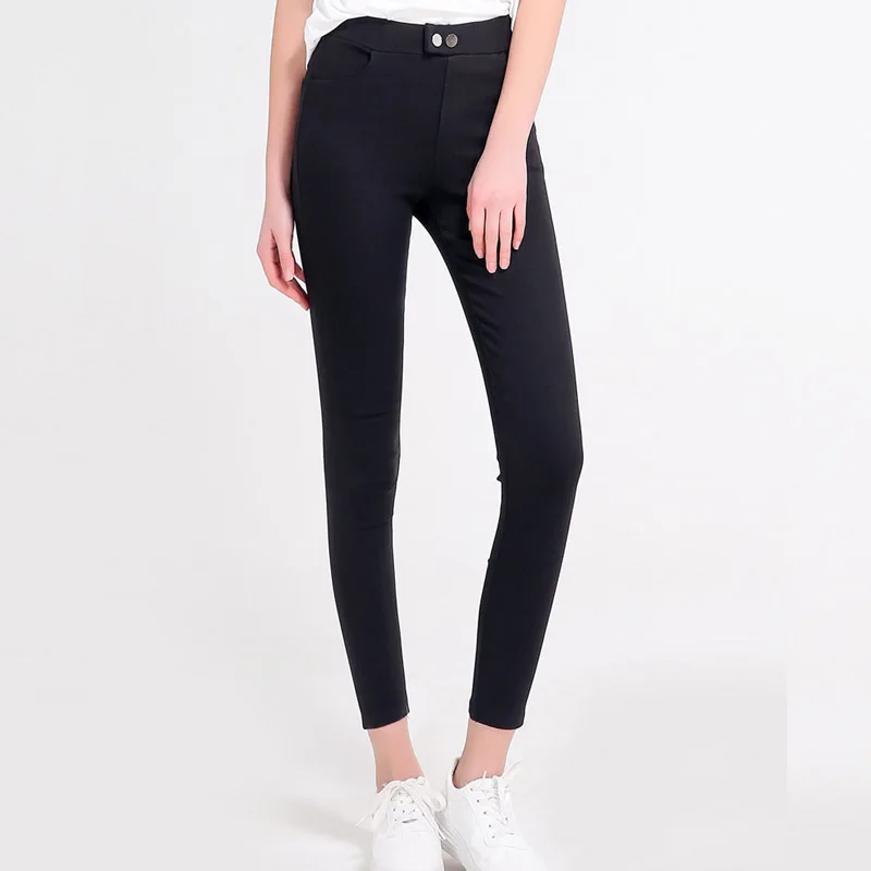 Ms. wearing a rich section in spring and summer. High-elastic button mid-rise leggings. Pocket plus high-grade magic pants. Ms. wearing a rich section in spring and summer. High-elastic button mid-rise leggings. Pocket plus high-grade magic pants.