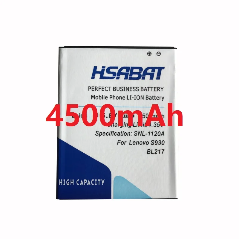imágenes para Hsabat 4500 mah bl217 batería uso para lenovo s930 s939 s938t imágenes para Hsabat 4500 mah bl217 batería uso para lenovo s930 s939 s938t