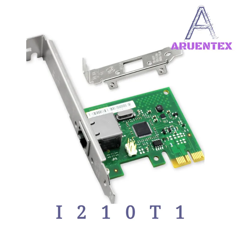 

ARUENTEX I210 T1 Gigabit Ethernet/Network Card(NIC), Single PORT RJ45 PCI Express 2.1 x1 Controller:Intel i210