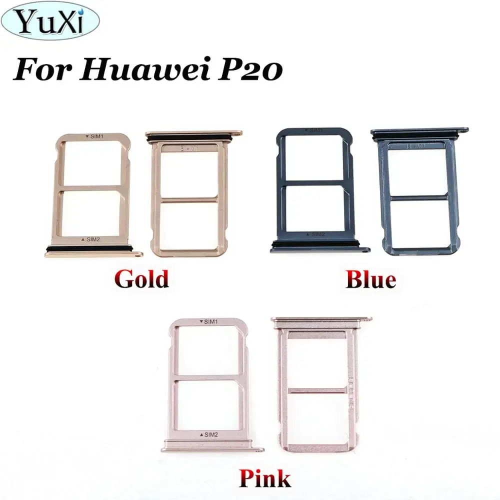 YuXi для Huawei P20/P20 Pro/P20 lite Nova 3e держатель лотка sim карты слот адаптер разъем две SIM