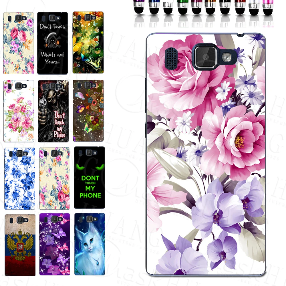 Чехол из ТПУ для Prestigio Grace Q5 PSP5506DUO с милым рисунком Совы и животных|tpu case|case covercase bag |