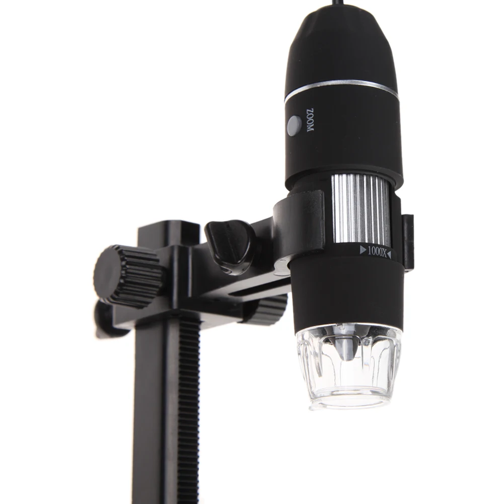 Портативный USB цифровой микроскоп 1000X8 светодиодный 2MP цифровой микроскоп Эндоскоп лупа камера+ подъемная подставка+ Калибровочная линейка