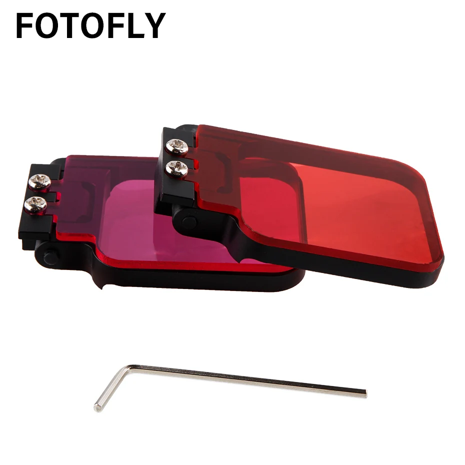 

Hero6/7 Action Camera Filter Diving Red Magenta Filters On Waterproof Case For GoPro Hero 5 6 7 Black Original Housing Accessory