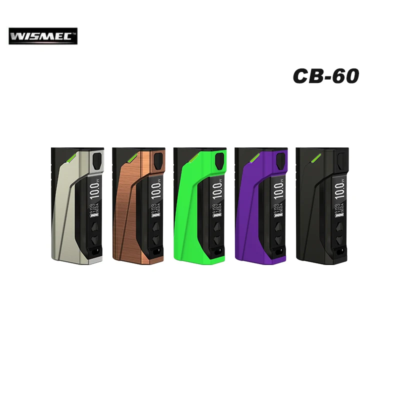 

Original Wismec CB-60 Mod Box Mod Vape 2300mAh battery Support Amor NS Atomizer RDA/RDTA Tank Electronic Cigarette Mod Vaper