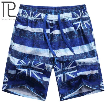 

ailor Pal Love 2018 Summer British flag printed men beach shorts Quick Dry Board Shorts AXP33