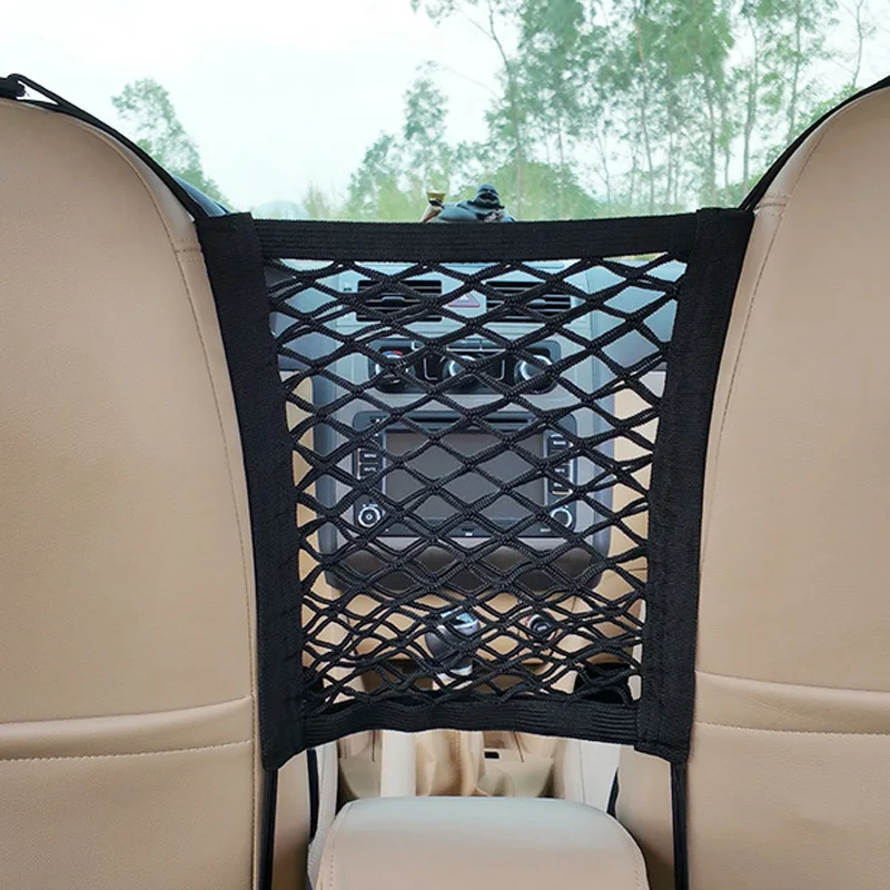 

28x25cm universal car seat back storage mesh net bag for Audi Q3 Q5 SQ5 Q7 A1 A3 S3 A4 S4 RS4 RS5 A5 A6 S6 C6 C7 S5 A7 S7 A8