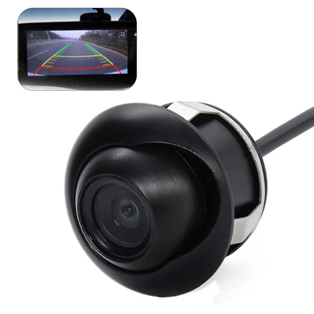 

360 Degree Rotatable Waterproof Black Night Vision Car Camera HD Plastic Universal Panoramic Backup Rearview Reverse
