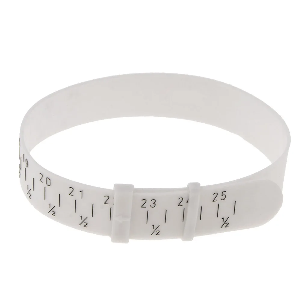 Plastic Bracelet Gauge For Jewelry Sizing Bracelet Bangle Millimeters Sizer Adjustable Sizing Band Jewelry Tools