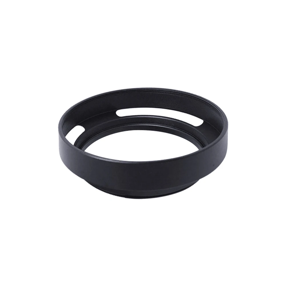 Parasol parasol streulichtblende metal negro para 52mm objetivamente