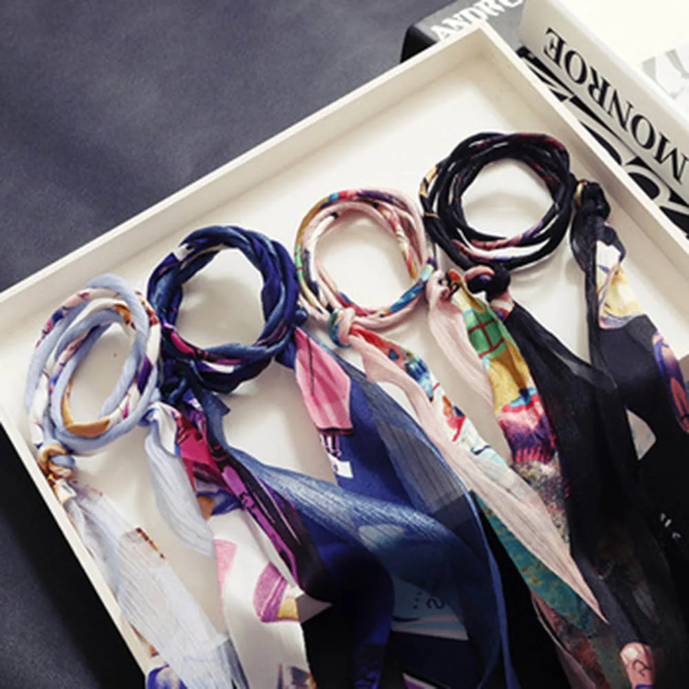 

Beautiful Colorful Ribbon Gauze Chiffon Hairband Party Festival Fantastic Hair Accessories