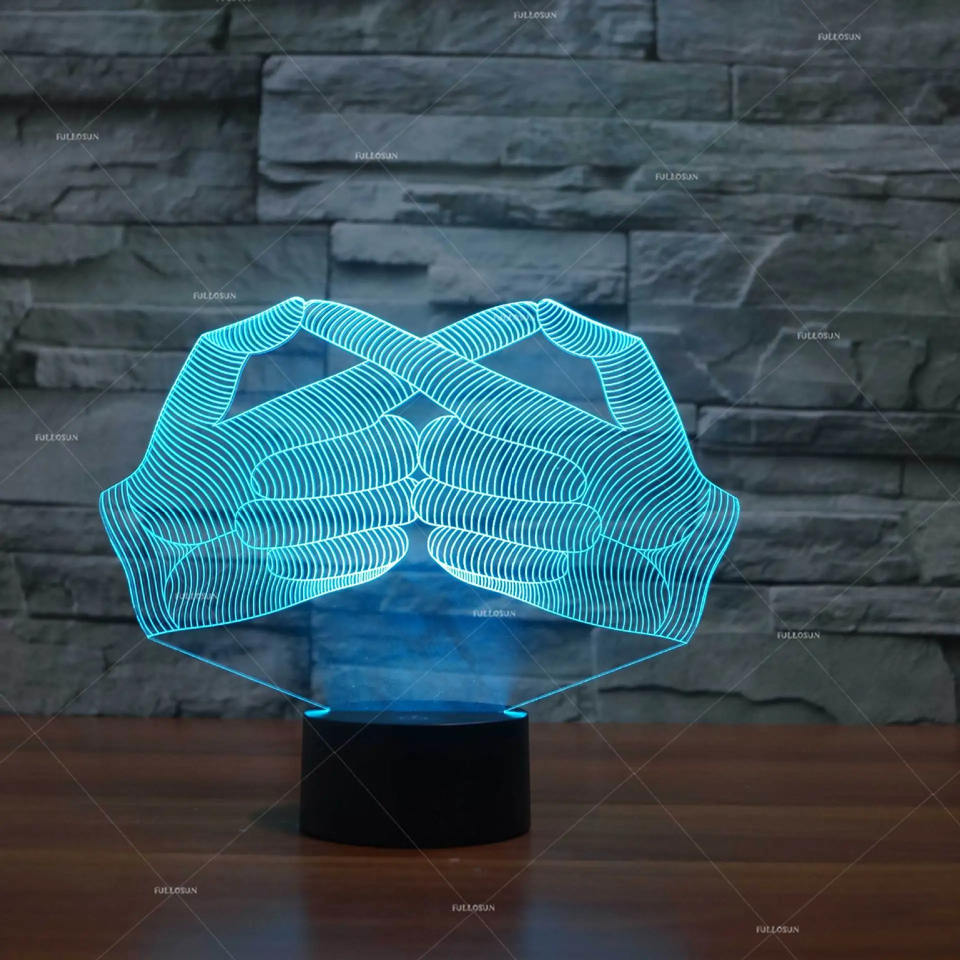 Gesture Creative 3d Led Lighting Luminescent Products 3d Acrylic