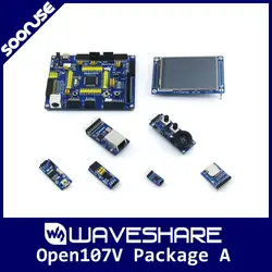 Waveshare Open107V пакет A STM32F107VCT6 TM32F107 ARM Cortex-M3 STM32 макетная плата + 6 модулей