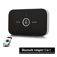 Беспроводной адаптер 2 в 1 Bluetooth портативный передатчик и приемник aptX для аудио ТВ стерео 4,1 3,5 мм AUX адаптер