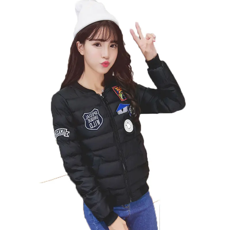 Autumn Wind Tide Brand Bf Pure Cotton Stick Chapter Harajuku Men And Women Slim Down Couples Dress Coat Thickening Trend Winter