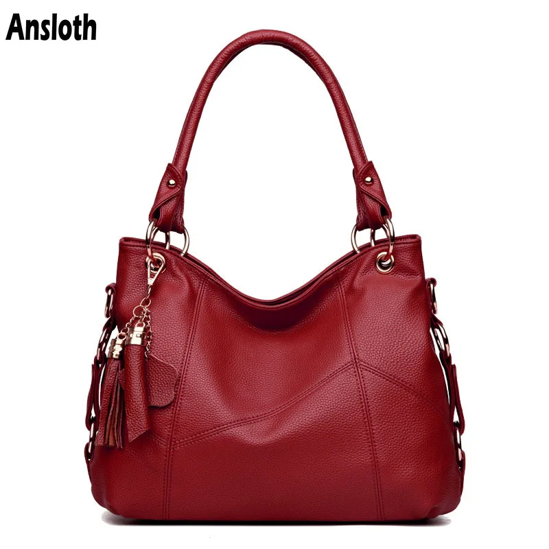 Ansloth النساء حقيبة ساع للنساء حقيبة كتف الفاخرة شرابة ملابس علوية مميزة-حقائب بيد خمر كبيرة قدرة HPS165 Ansloth النساء حقيبة ساع للنساء حقيبة كتف الفاخرة شرابة ملابس علوية مميزة-حقائب بيد خمر كبيرة قدرة HPS165
