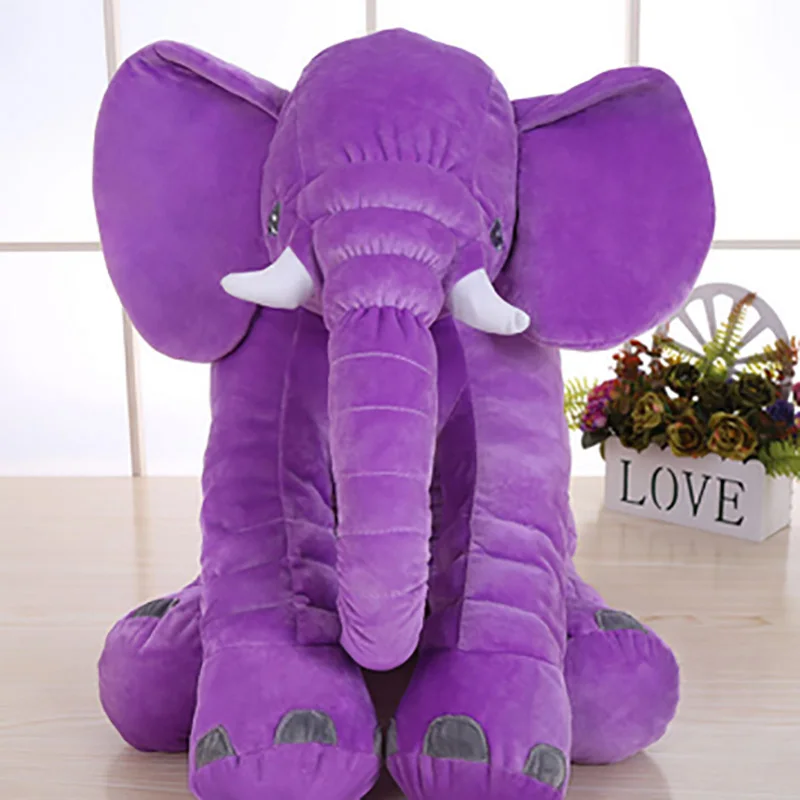 3 Size Baby Crib Elephant Plush Toy 6 Colors Option Stuffed Elephant Pillow Newborn Cushion Doll Bedding For Adults Kids Toys