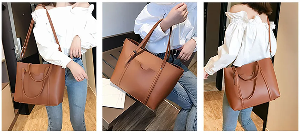 High Class Ladies Simple Handbag Model Display