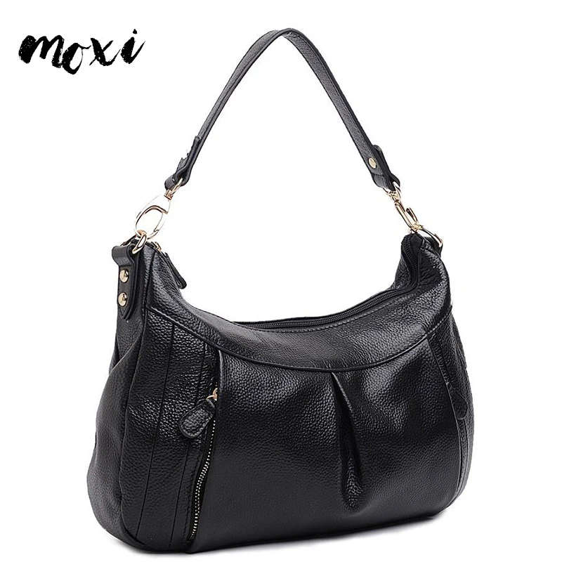 

Moxi Fashion Women Handbag High Quality Genuine Leather Totes Bag Ladies All-match Women Shoulder Bag Real Cowskin Messenger Bag
