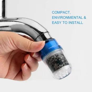 

Environmental Kitchen Activated Carbon Water Filter Faucet Tap Household Water Purifier Remove Rust Sediment Filtering Suspended