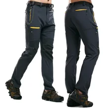 Men Hiking Pants Outdoor Trekking Softshell Trousers Waterproof Windproof Breathable Pants for Camping Climbing Hunting Fishing new outdoor pants men women camping hiking mujer softshell pantalon hombre climbing camouflage thermal trekking hunting trousers