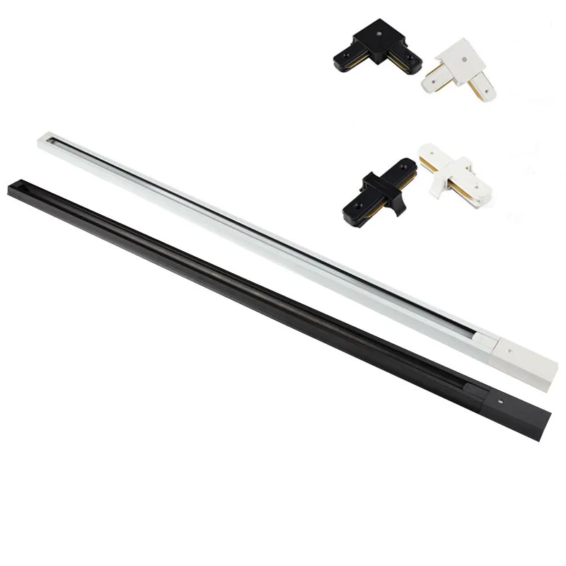 

(20pcs/lot) DHL 1m Led track light rail connector,track rail,Universal two-wire rails,aluminum track,lighting fixtures