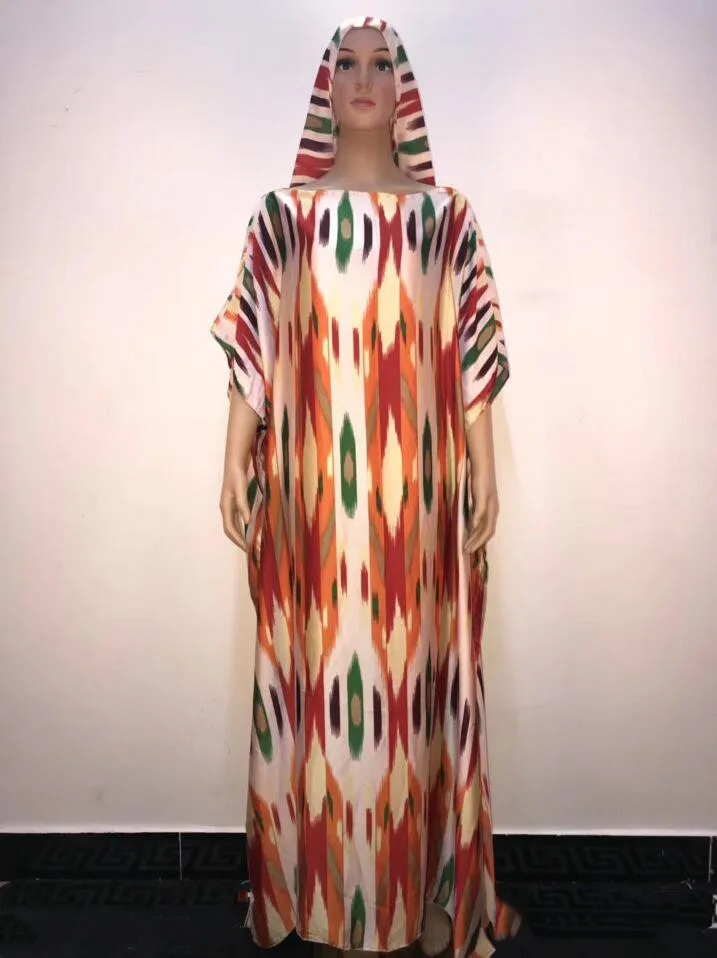 2019 Лидер продаж красивые шелковые Печатные Абая для мусульман платье