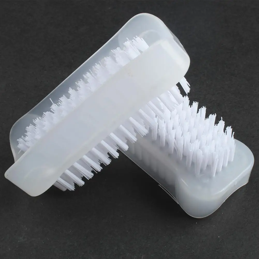 

NEW 5Pcs/Set Double Sided Plastic Nail Dust Brushes with Firm Grip Manicure Tools Nail Art Tools