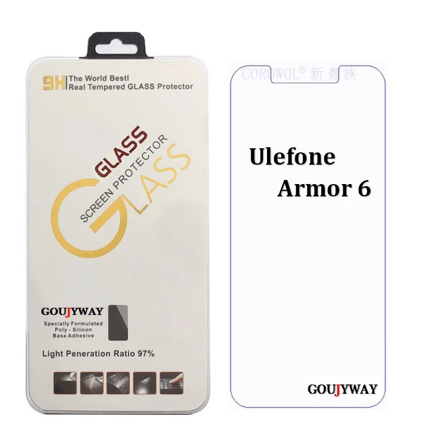 

Ulefone Armor 6 Tempered Glass Ulefone Armor 6 Screen Protector For Ulefone Armor 6 Scratch - proof and explosion-proof glass